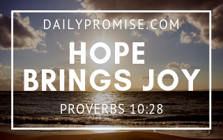 Hope Brings Joy