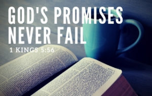 God's Promises Never Fail - 1 Kings 8:56