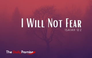 I Will Not Fear - Isaiah 12:2