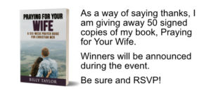 Book with promise to give away 50 signed copies to those who RSVP