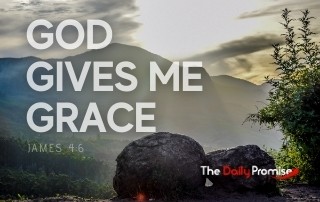 God Give Me Grace - Mountain scene