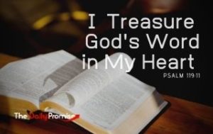 I Treasure God's Word in My Heart - Psalm 119:11