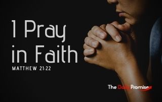 I Pray in Faith - Matthew 21:22