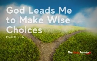 God Leads Me to Make Wise Choices - Psalm 25:12