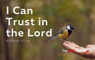 I Can Trust in the Lord - Jeremiah 17:7-8