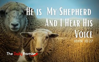 He is My Shepherd and I Hear His Voice - John 10:27