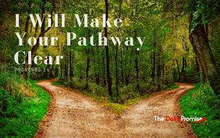 I Will Make Your Pathway Clear - Proverbs 3:6