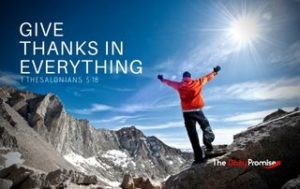 Give Thanks in Everything - 1 Thessalonians 5:18