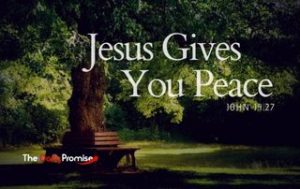 Jesus Gives You Peace - John 14:27