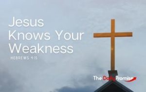Jesus Knows Your Weakness - Hebrews 4:15