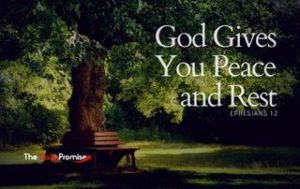 God Gives You Peace and Rest - Ephesians 1:2