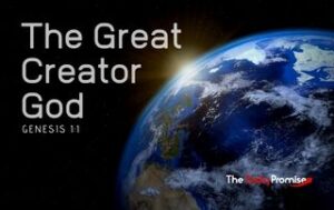 Picture of the earth from space. "The Great Creator God" - Genesis 1:1