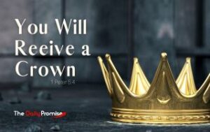 A Picture of a Golden Crown. "You Will Receive a Crown" - 1 Peter 5:4